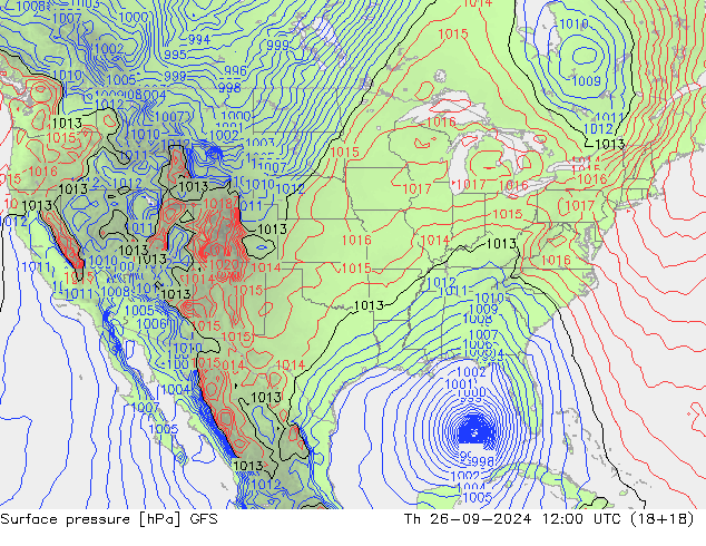 GFS: jue 26.09.2024 12 UTC