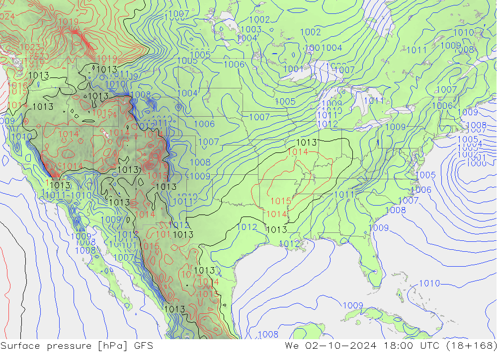 GFS: mié 02.10.2024 18 UTC