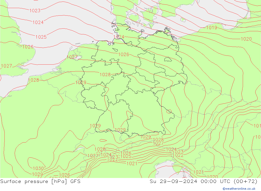 GFS: Su 29.09.2024 00 UTC