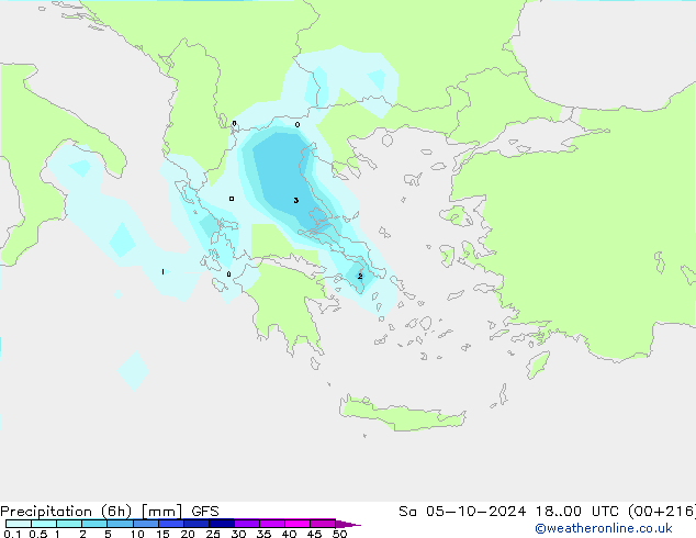 Z500/Rain (+SLP)/Z850 GFS Sa 05.10.2024 00 UTC