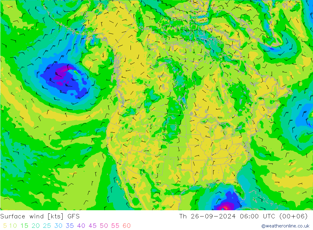  10 m GFS  26.09.2024 06 UTC