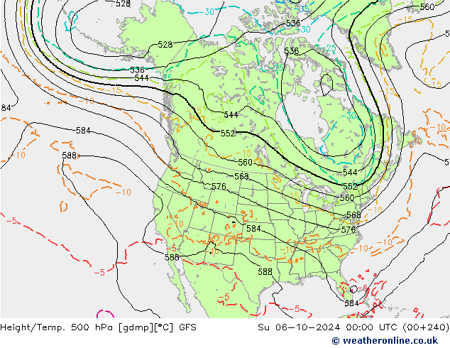 GFS: Ne 06.10.2024 00 UTC