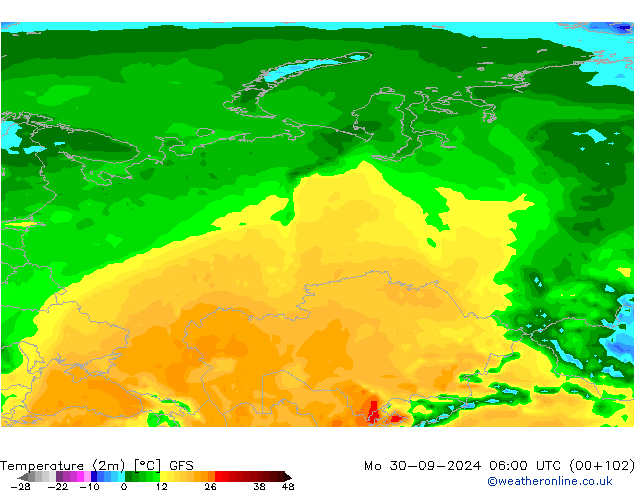 GFS: Mo 30.09.2024 06 UTC