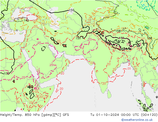 GFS:  01.10.2024 00 UTC