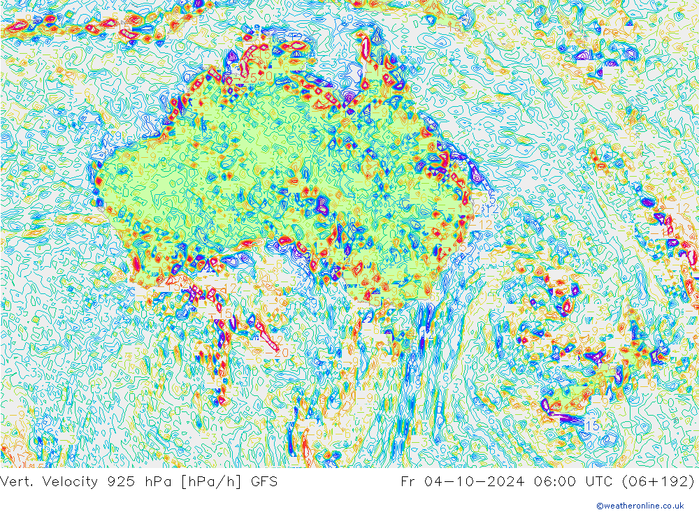 Vert. Velocity 925 hPa GFS  04.10.2024 06 UTC