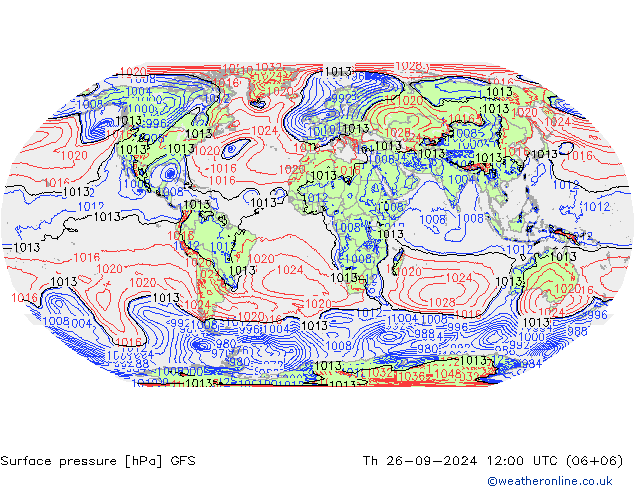 GFS: Qui 26.09.2024 12 UTC