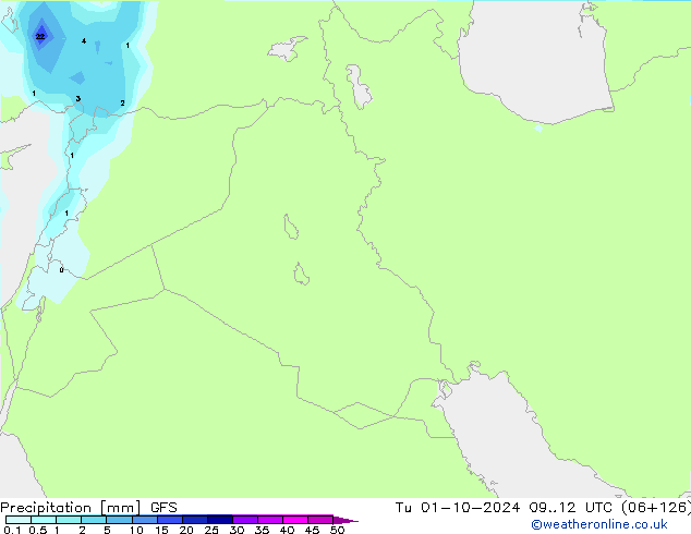 GFS: Tu 01.10.2024 12 UTC