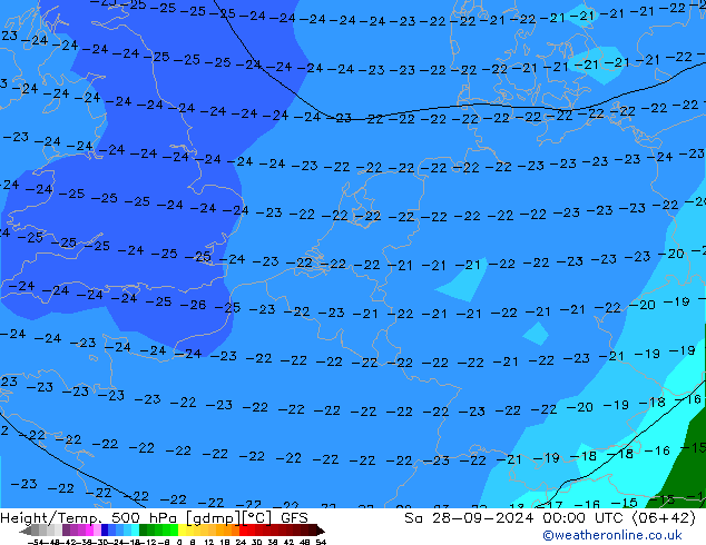 Z500/Rain (+SLP)/Z850 GFS So 28.09.2024 00 UTC