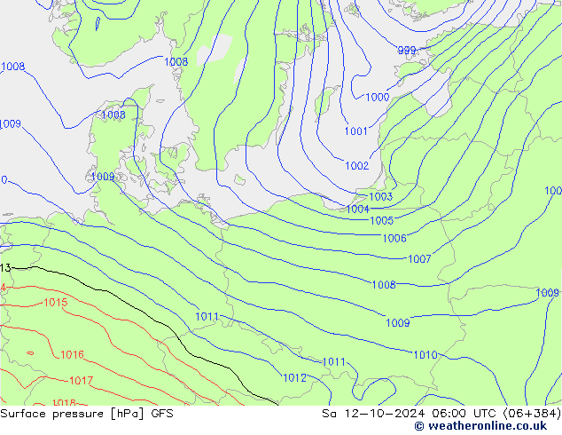 GFS: Sa 12.10.2024 06 UTC