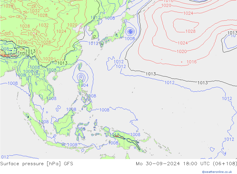 GFS: Mo 30.09.2024 18 UTC