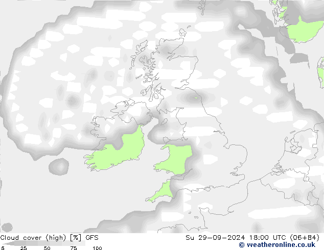 nuvens (high) GFS Dom 29.09.2024 18 UTC