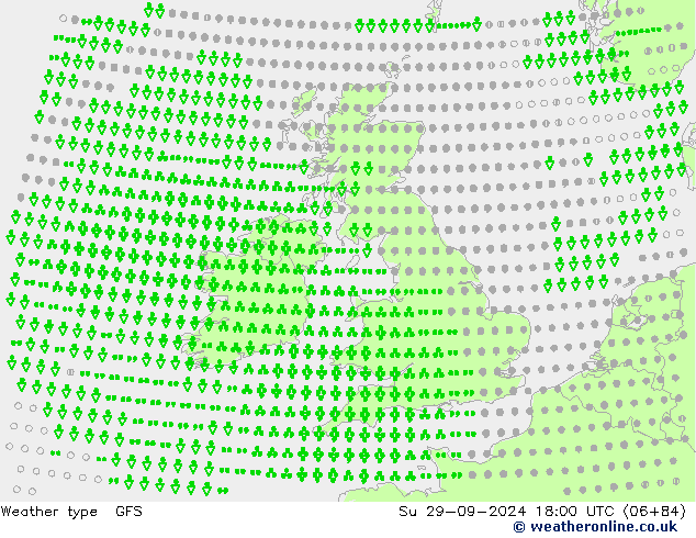 tipo de precipitação GFS Dom 29.09.2024 18 UTC