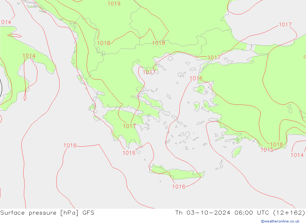 GFS: Th 03.10.2024 06 UTC