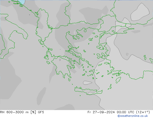 RH 600-3000 m GFS Fr 27.09.2024 00 UTC