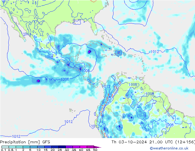 Niederschlag GFS Do 03.10.2024 00 UTC