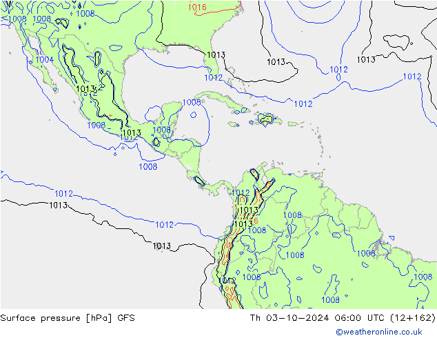 GFS: Čt 03.10.2024 06 UTC