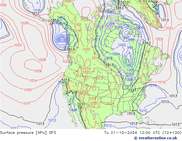 GFS: Sa 01.10.2024 12 UTC