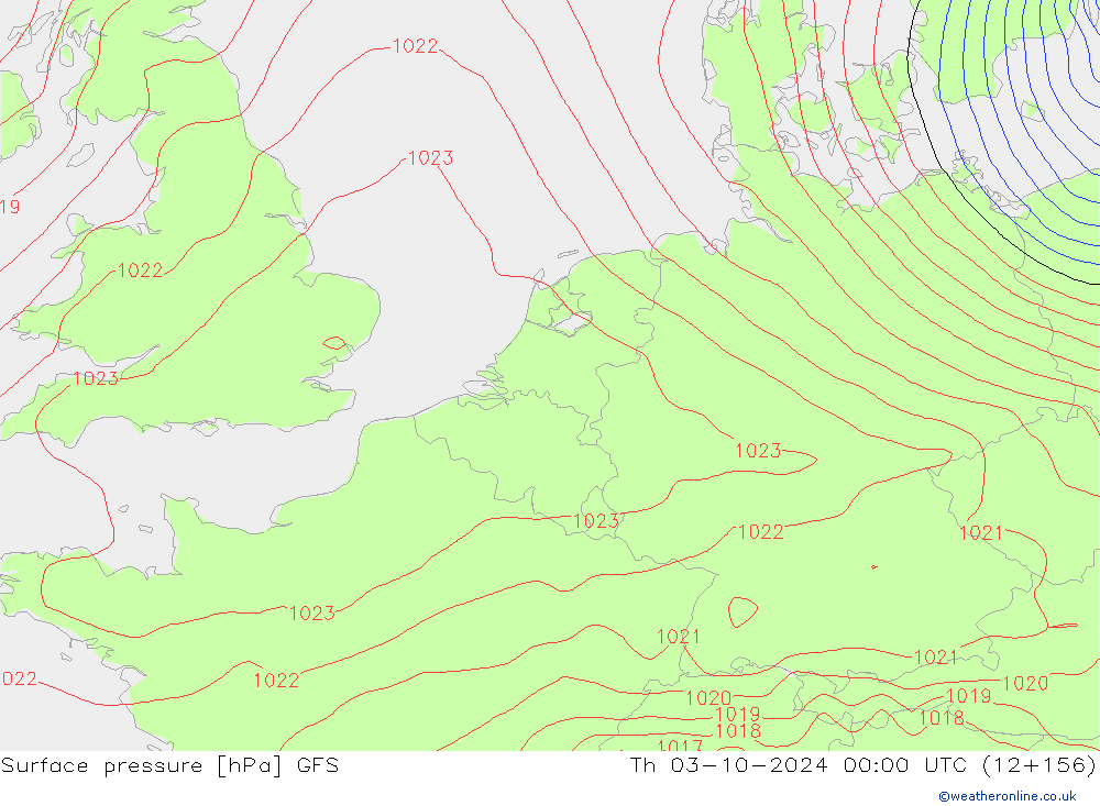 GFS: Th 03.10.2024 00 UTC