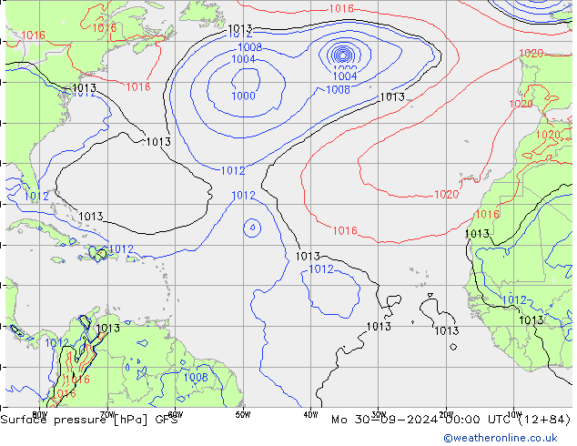 GFS: lun 30.09.2024 00 UTC