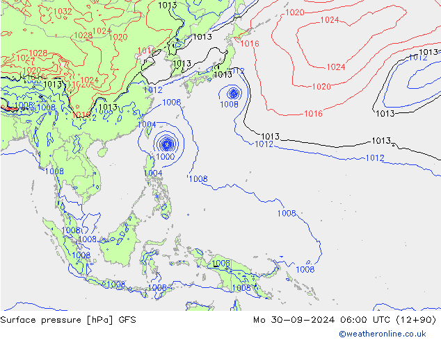 GFS: ma 30.09.2024 06 UTC