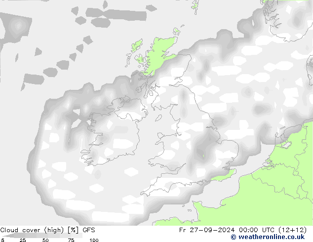 nuvens (high) GFS Sex 27.09.2024 00 UTC