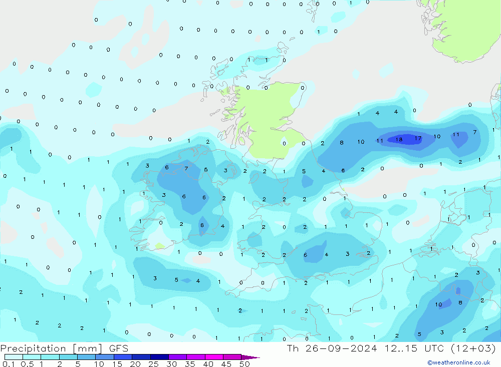 Niederschlag GFS Do 26.09.2024 15 UTC