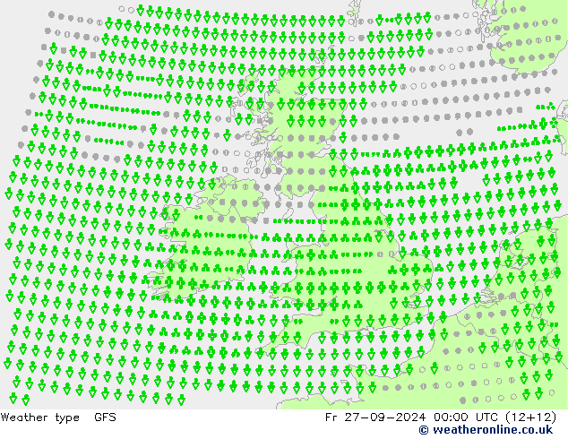 Weather type GFS Fr 27.09.2024 00 UTC