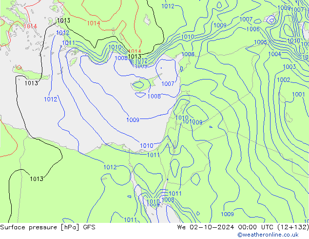 GFS: Qua 02.10.2024 00 UTC