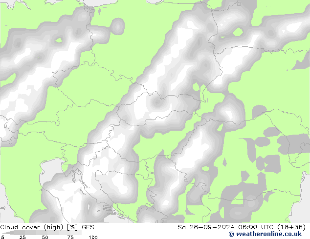 vysoký oblak GFS So 28.09.2024 06 UTC