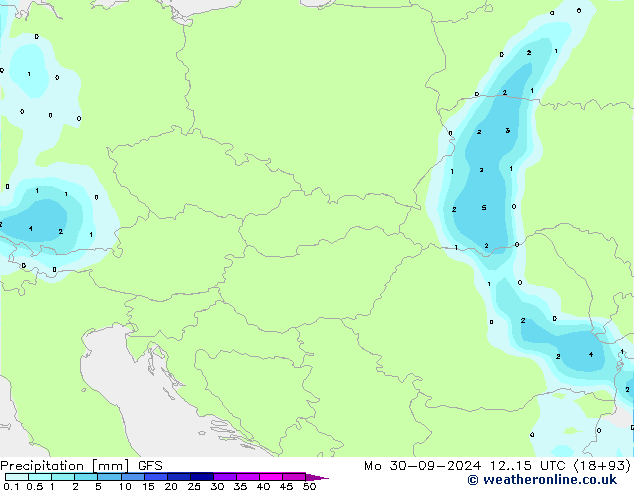 precipitação GFS Seg 30.09.2024 15 UTC