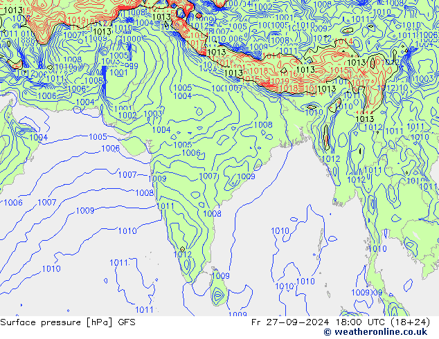 GFS: Fr 27.09.2024 18 UTC