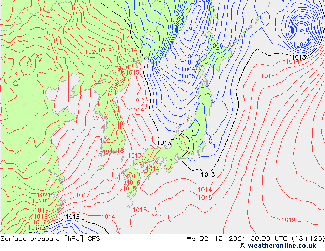 GFS: Qua 02.10.2024 00 UTC