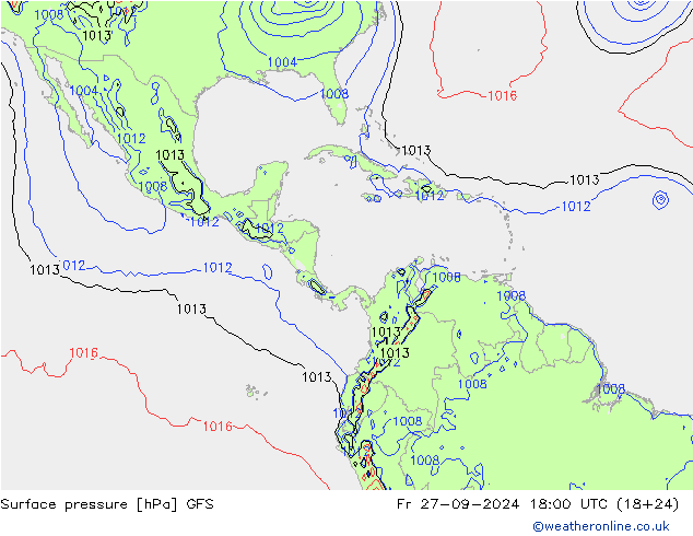 GFS: Sex 27.09.2024 18 UTC