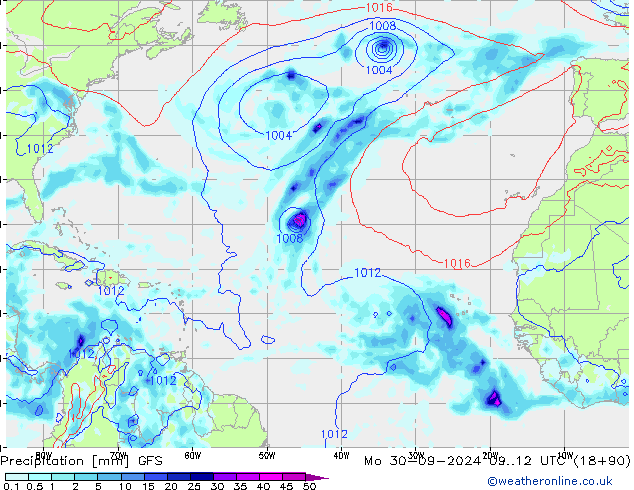 GFS: Mo 30.09.2024 12 UTC