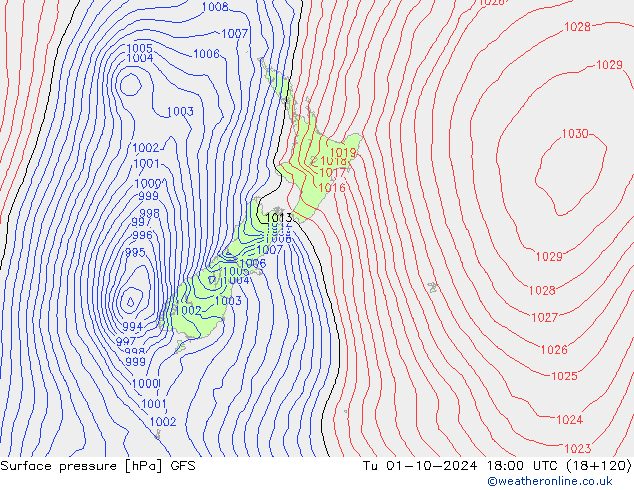 GFS: mar 01.10.2024 18 UTC