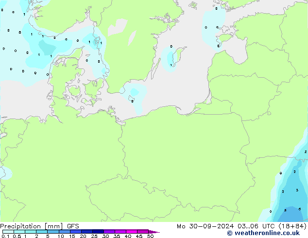 precipitação GFS Seg 30.09.2024 06 UTC