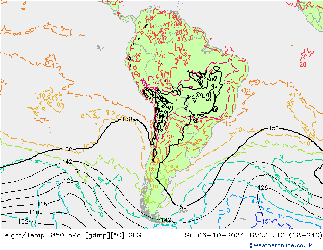 GFS: dom 06.10.2024 18 UTC