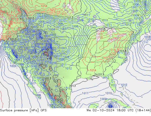 GFS: mer 02.10.2024 18 UTC