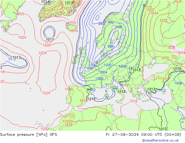      GFS  27.09.2024 09 UTC