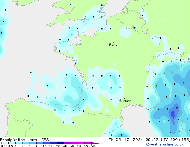 GFS: gio 03.10.2024 12 UTC