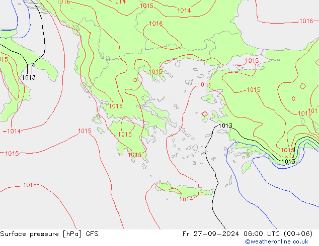 GFS: пт 27.09.2024 06 UTC