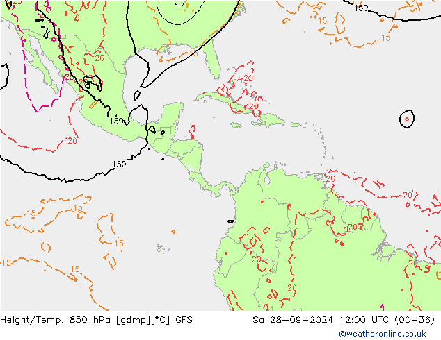 Z500/Rain (+SLP)/Z850 GFS Sa 28.09.2024 12 UTC