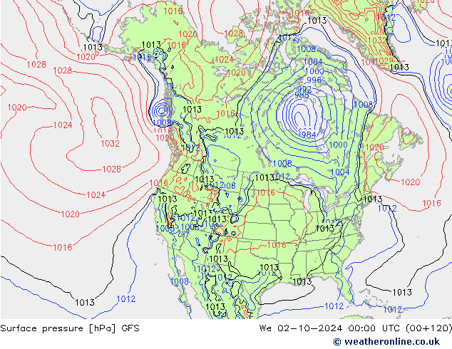 GFS: Qua 02.10.2024 00 UTC