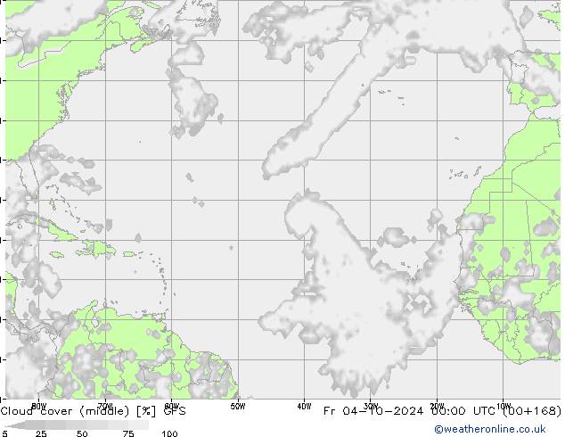 Bewolking (Middelb.) GFS vr 04.10.2024 00 UTC