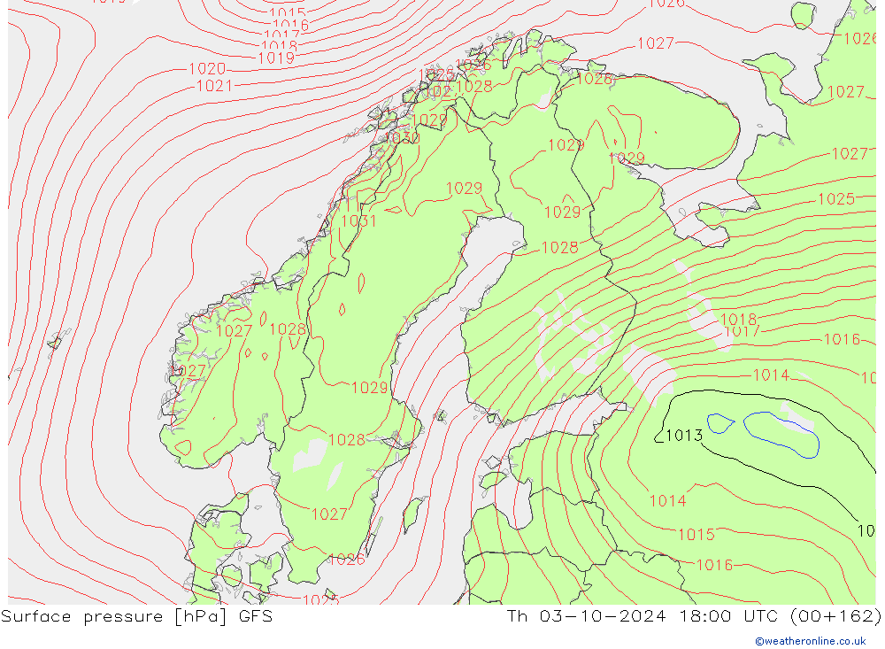 GFS: чт 03.10.2024 18 UTC