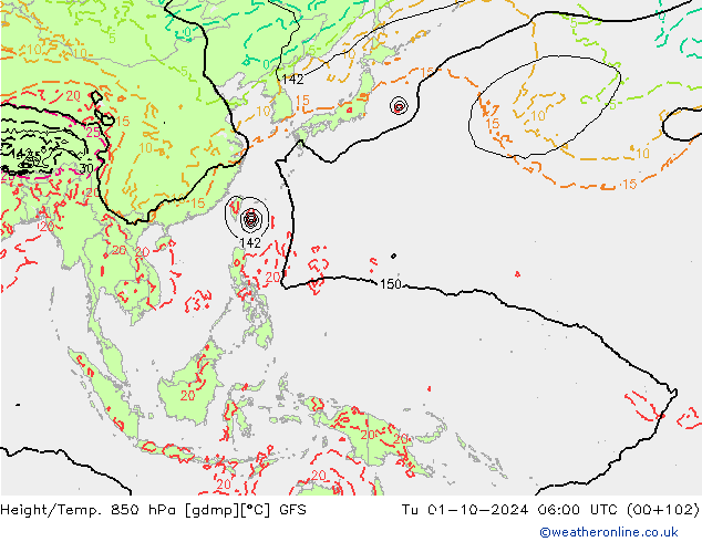 GFS: вт 01.10.2024 06 UTC