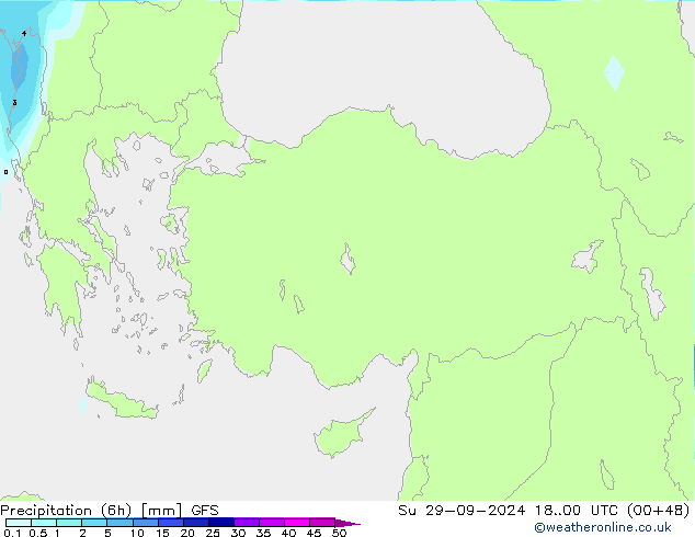 Z500/Rain (+SLP)/Z850 GFS  29.09.2024 00 UTC