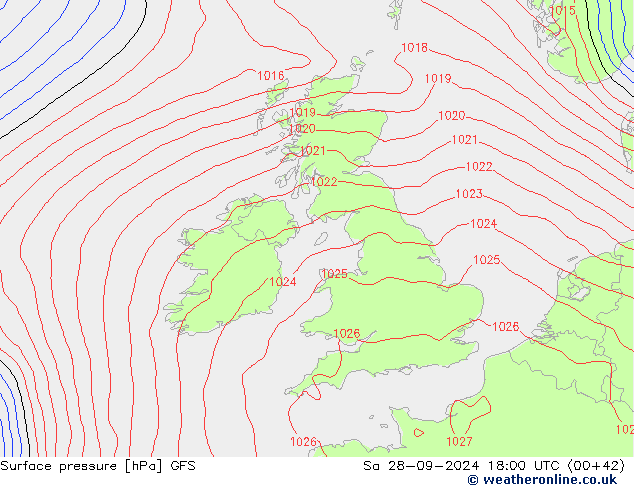 GFS: Sa 28.09.2024 18 UTC