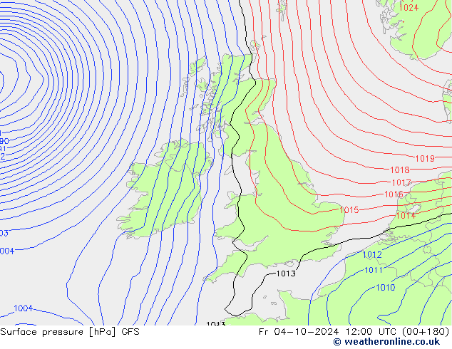 GFS: Sex 04.10.2024 12 UTC