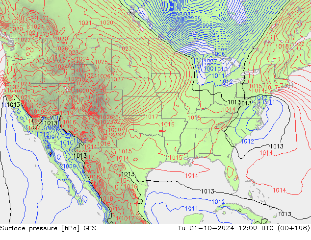 GFS: mar 01.10.2024 12 UTC